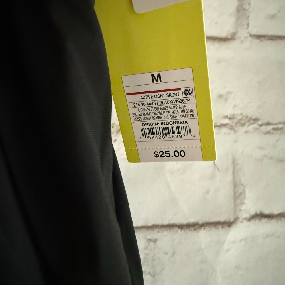 Women's Black Active Skort - Picture 3 of 6